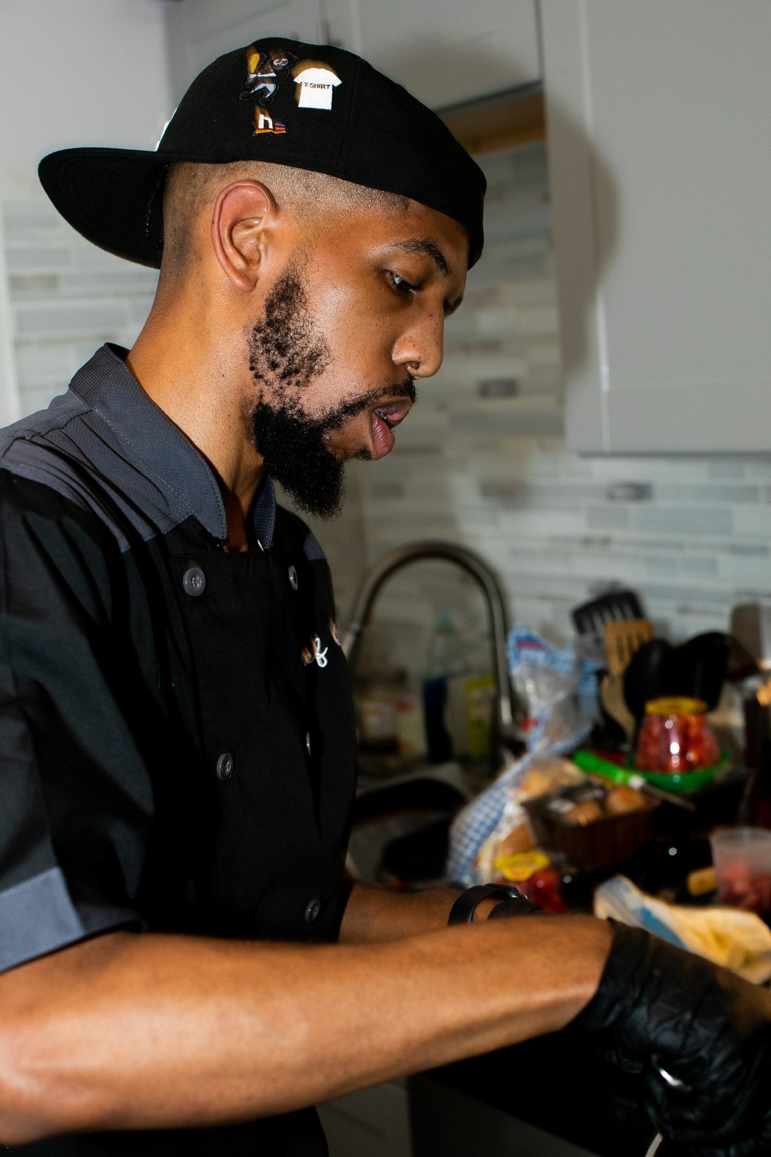Chef Q at work